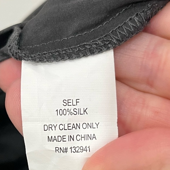 AMANDA UPRICHARD Jumpsuit Black Silk Revolve Pockets Size Medium new revolve - Picture 4 of 9